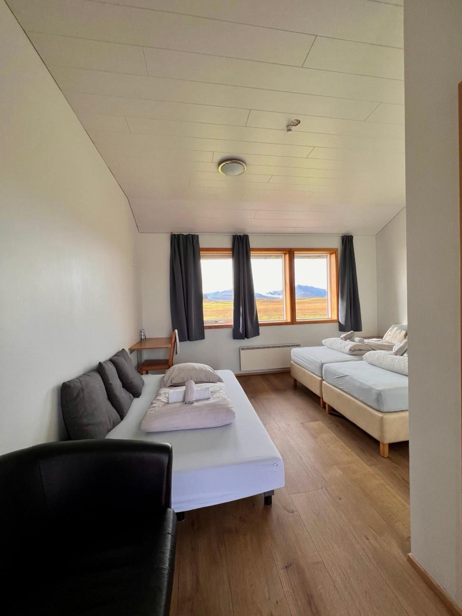 Double private with extra bed
